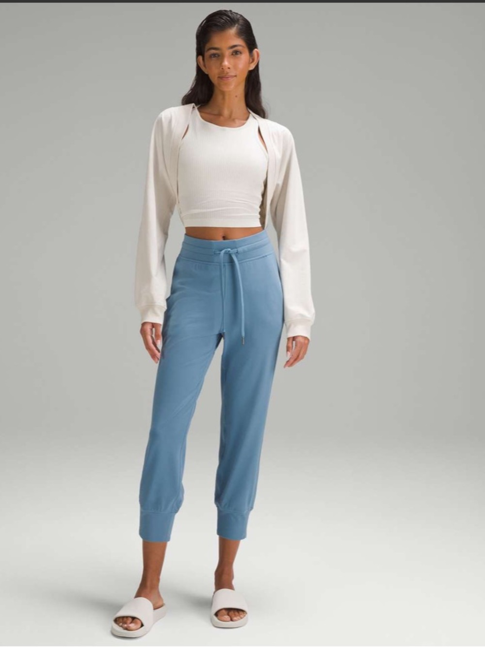 (E) lululemon athletica Light Blue Track Joggers